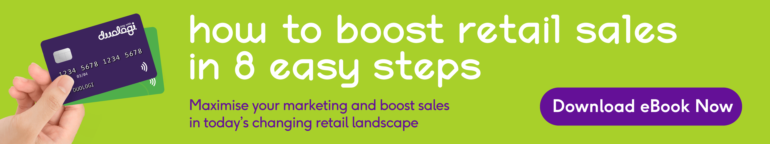 How to Boost Retail Sales in 8 Easy Steps - Download eBook Now
